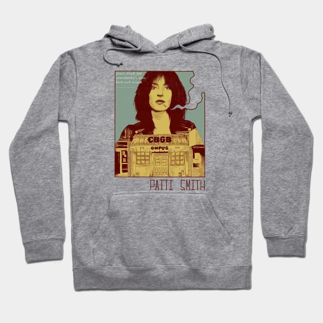 patti smith Hoodie by zakibo